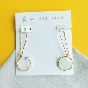 Kendra Scott Davis Gold Opalite Earrings